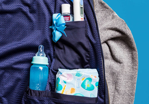 12 Essentials to Pack in Your Diaper Bag or Dad Hoodie