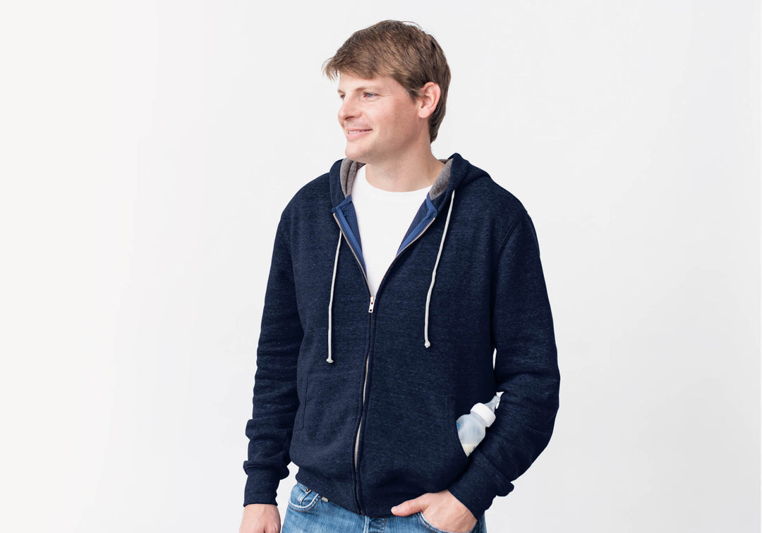 The Dad Hoodie Men s Diaper Bag Alternative Gift Idea